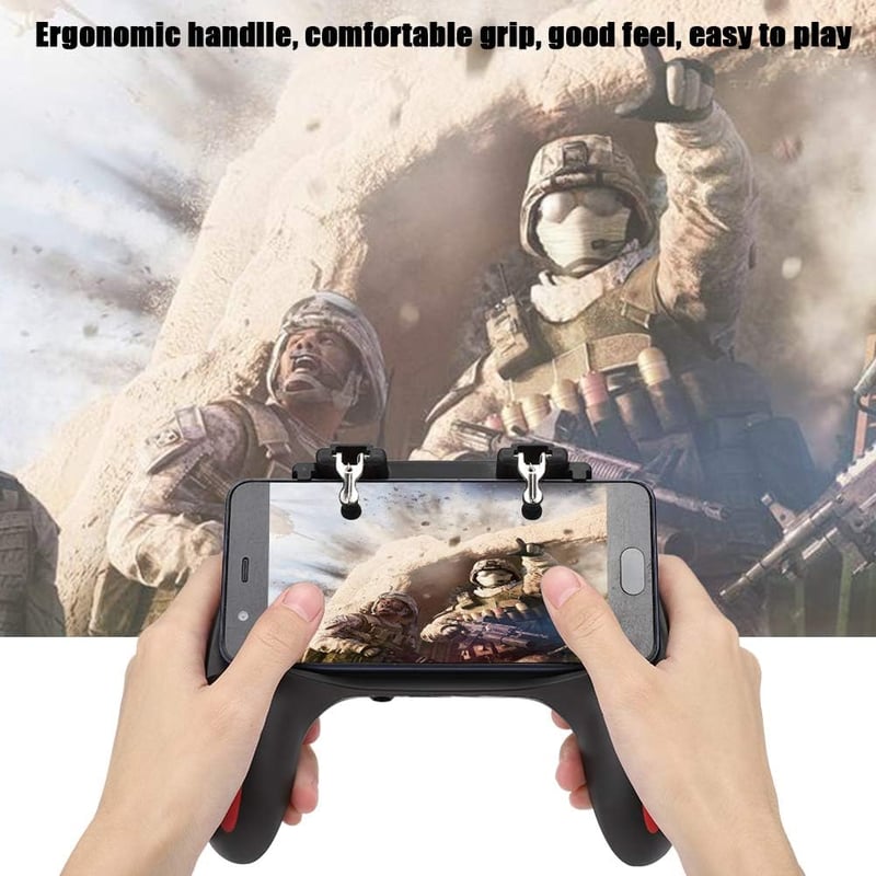 Cuifati Mobiltelefon Játékvezérlő Hűtéssel, Ergonomikus Gamepad Fogantyú 4.7-6.5 Colos Telefonokhoz