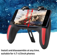 Cuifati Mobiltelefon Játékvezérlő Hűtéssel, Ergonomikus Gamepad Fogantyú 4.7-6.5 Colos Telefonokhoz 8