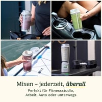 Cuisinart Blast & Go Wireless Mixer USB-C Töltéses Turmixgép 500ml Utazó Pohár 6