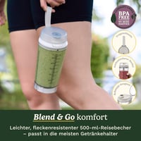 Cuisinart Blast & Go Wireless Mixer USB-C Töltéses Turmixgép 500ml Utazó Pohár 5