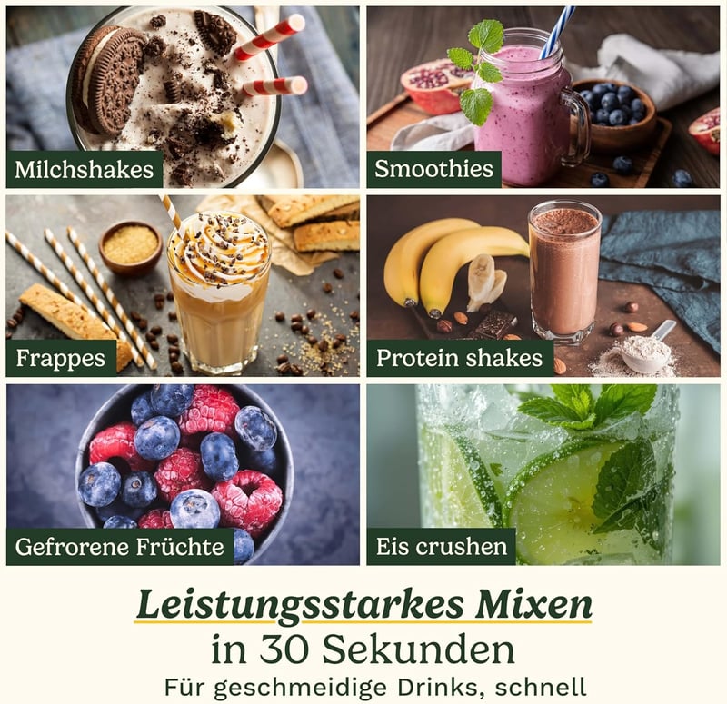 Cuisinart Blast & Go Wireless Mixer USB-C Töltéses Turmixgép 500ml Utazó Pohár
