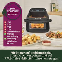 Cuisinart ClearView friteza na vrući zrak 8,5 L - prozor za pregled od 280°, bez PFAS-a, 8 u 1 Airfryer, roštilj, MaxCrisp, dehidrator, pizza, grijanje 7
