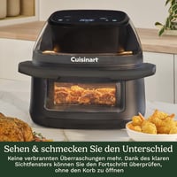 Cuisinart ClearView friteza na vrući zrak 8,5 L - prozor za pregled od 280°, bez PFAS-a, 8 u 1 Airfryer, roštilj, MaxCrisp, dehidrator, pizza, grijanje 2