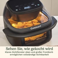 Cuisinart ClearView friteza na vrući zrak 8,5 L - prozor za pregled od 280°, bez PFAS-a, 8 u 1 Airfryer, roštilj, MaxCrisp, dehidrator, pizza, grijanje 3