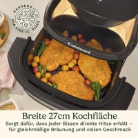 Cuisinart ClearView friteza na vrući zrak 8,5 L - prozor za pregled od 280°, bez PFAS-a, 8 u 1 Airfryer, roštilj, MaxCrisp, dehidrator, pizza, grijanje 4