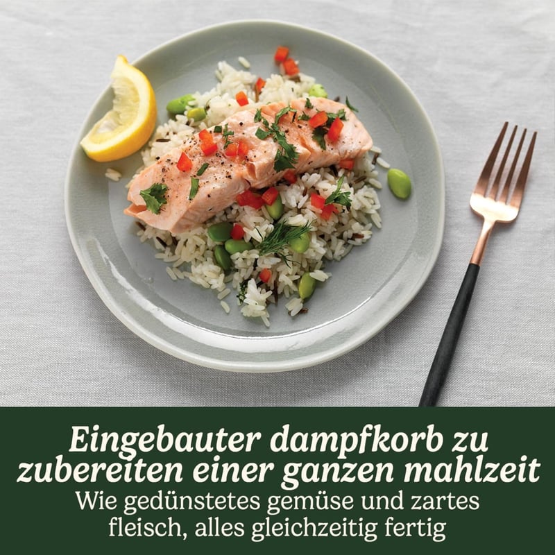 Cuisinart CRC-800 650W rozsdamentes acélból készült rizsfőző