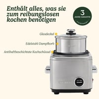 Cuisinart CRC-800 650W rozsdamentes acélból készült rizsfőző 6