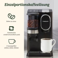 Cuisinart Egycsésze Kávéfőző Beépített Kávédarálóval, Rozsdamentes Acél, 3 Adag Méret 2