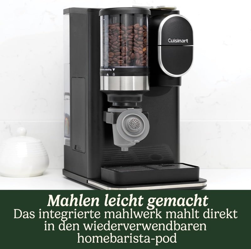Cuisinart Egycsésze Kávéfőző Beépített Kávédarálóval, Rozsdamentes Acél, 3 Adag Méret