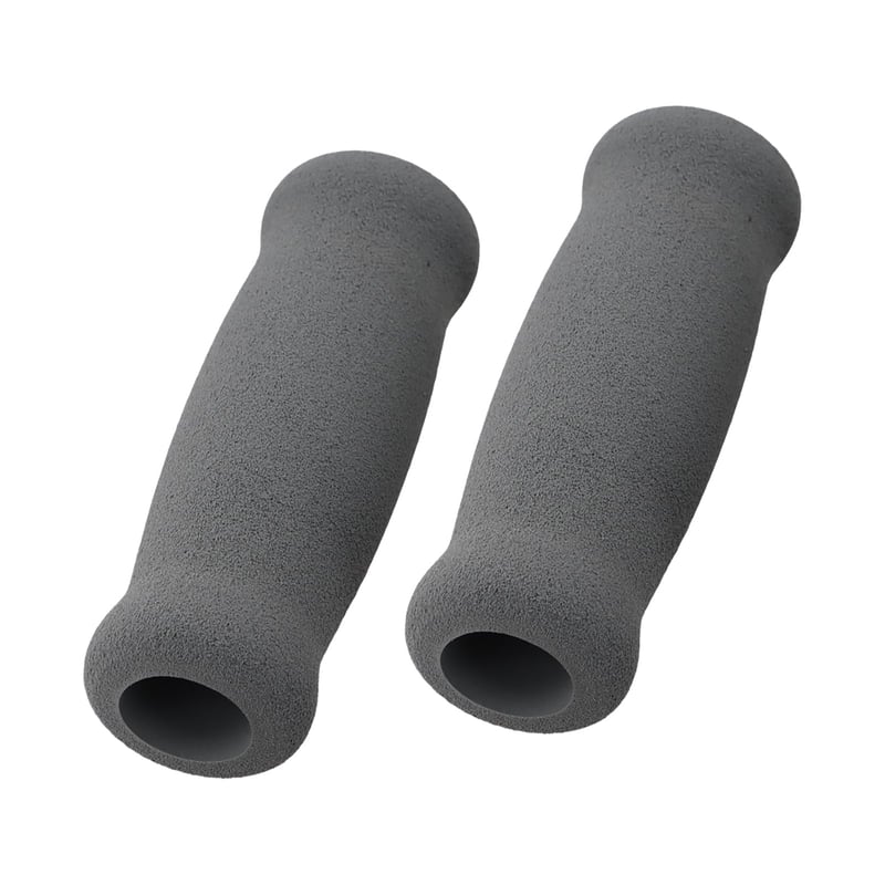 Set 2 Perne pentru Mânerele Cârjelor Culinavog, Burete Confortabil Antiderapant, Protecție pentru Mânere de Cârje și Cadre de Mers, Ușor de Înlocuit, Gri