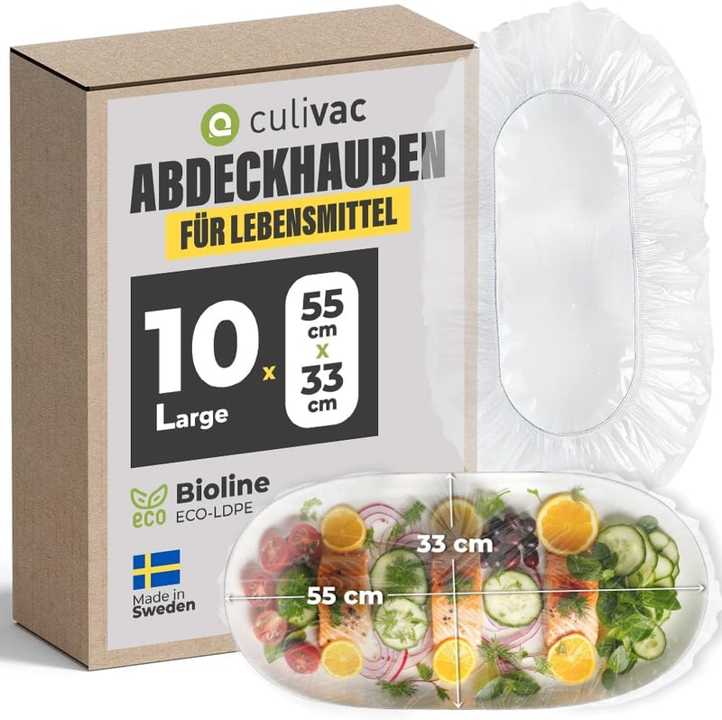 Culivac Nyújtható Élelmiszer Takaró Fólia 10db 55x33cm BPA Mentes