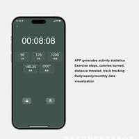 Culnflun Smart Health Ring Fitness Tracker Bluetooth alvásmonitorozás IP68 5