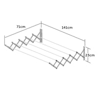 Nástenný vyťahovací sušiak na bielizeň Cuncial ORYX 5160310, 1,4 m 4