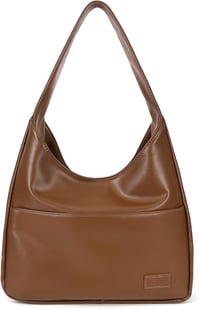CUNGGI nagy női válltáska hobo tote bag vegán bőr retro kézitáska 1