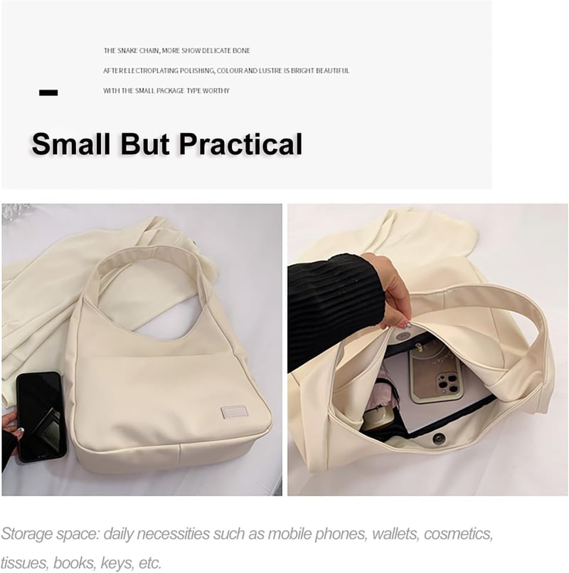 CUNGGI nagy női válltáska hobo tote bag vegán bőr retro kézitáska