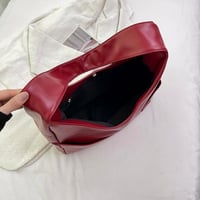CUNGGI nagy női válltáska hobo tote bag vegán bőrből casual retro kézitáska 2