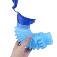 Mini pisoar portabil CUNQN 750 ml, toaletă pliabilă, recipient pentru colectarea urinei pentru bărbați, pentru camping, mașină, călătorii, cu dop 7