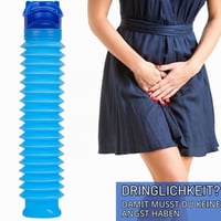 Mini pisoar portabil CUNQN 750 ml, toaletă pliabilă, recipient pentru colectarea urinei pentru bărbați, pentru camping, mașină, călătorii, cu dop 4