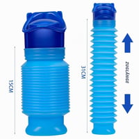 Mini pisoar portabil CUNQN 750 ml, toaletă pliabilă, recipient pentru colectarea urinei pentru bărbați, pentru camping, mașină, călătorii, cu dop 2