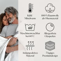 CURA Pearl Classic Súlyozott Takaró 135x200cm 9kg Alváshoz 3