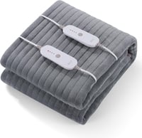 CURECURE Elektromos Ágymelegítő 160x140cm Kétágyas Ágyhoz 2 Zónás Termosztáttal 1