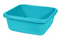 Curver 228019 négyzetes műanyag tál, 15 l, türkiz, 39 x 39 x 15 cm 2