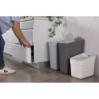 Coș de gunoi de bucătărie cu montare pe perete Curver Keter Ready to Collect, 30 litri, 100% reciclat, gri 7