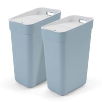 Coș de gunoi de bucătărie cu montare pe perete Curver Keter Ready to Collect, 30 litri, 100% reciclat, gri 5