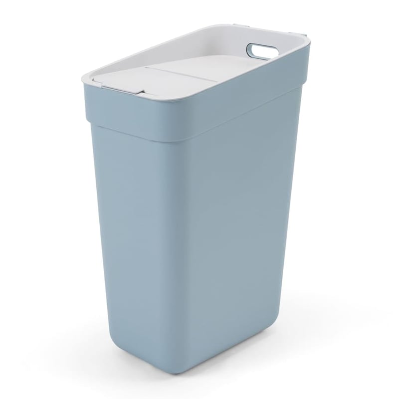 Coș de gunoi de bucătărie cu montare pe perete Curver Keter Ready to Collect, 30 litri, 100% reciclat, gri