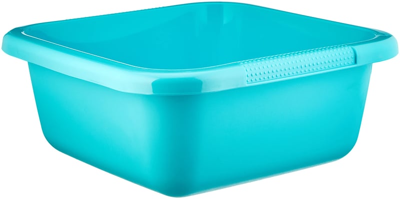 Curver hranatá plastová miska 6 l tyrkysová 29x29x12 cm kuchynská dóza na potraviny