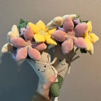 Aranyos Virág Plüss Baba Kitömött Növény Figura Kawaii Dekoráció Hálószobába Ajándék Valentin-napra Születésnapra Ballagásra Lányoknak Fiúknak 4