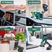 Cuxwill autós tablet tartó szélvédőre 4-13 hüvelykes iPad iPhone Galaxy készülékekhez 7