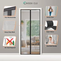 CWEEN CLU Mágneses Szúnyogháló Ajtóra 110x250cm Fúrás Nélkül 3