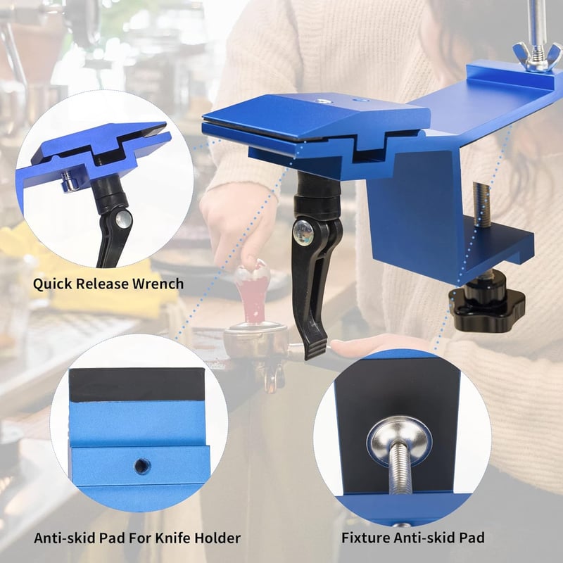 CWOVRS Professzionális Késélező Rendszer Fix Szögű Gyors Kioldású Kés Fenő Készlet Csiszolószerszám Konyhai Eszköz 9+1 Darabos