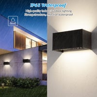 Cwycfw 24W LED fali lámpa kültéri/beltéri IP65 vízálló 4000K természetes fehér 2db 3