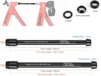 CXWXC 12mm Thru Axle kerékpár edzőgéphez - M12 adapter hátsó kerékhez 3