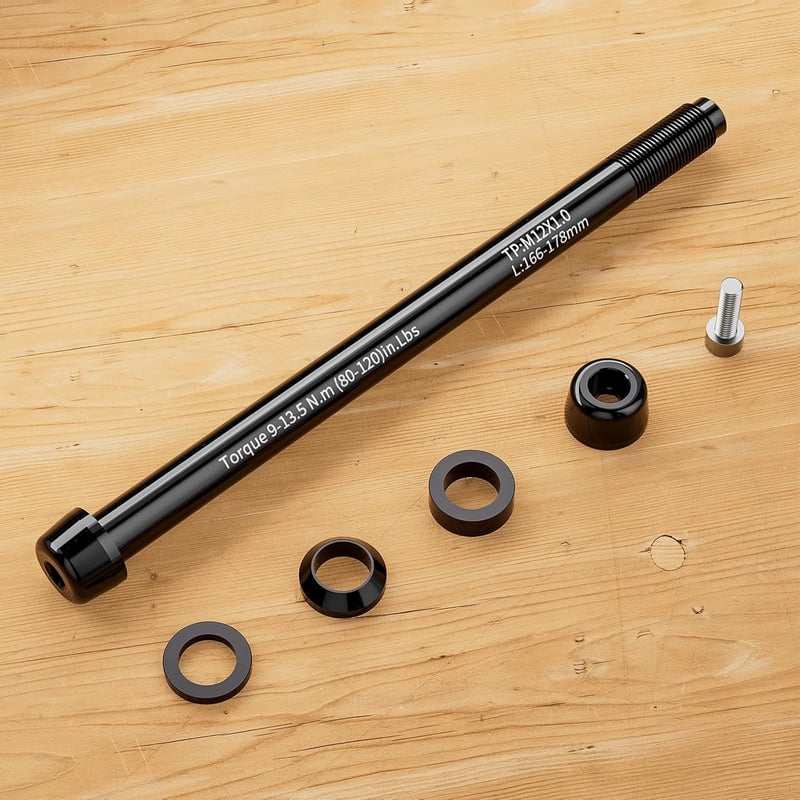 CXWXC 12mm Thru Axle kerékpár edzőgéphez - M12 adapter hátsó kerékhez