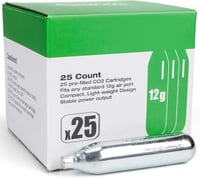 CXWXC CO2 kapszula 8g/12g 99.9% tisztaságú acél házzal, olajmentes, szivárgásgátló, gyors záras, 25 db légnyomásos és pneumatikus eszközökhö 1