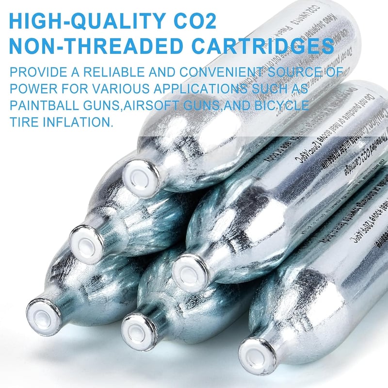CXWXC CO2 Patron 8g/12g - 99,9% Tisztaságú Acél Patron Pneumatikus Eszközökhöz