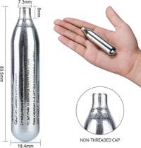 CXWXC CO2 Patron 8g/12g - 99,9% Tisztaságú Acél Patron Pneumatikus Eszközökhöz 3