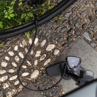 CXWXC Fekete álló kerékpár pumpa LCD kijelzővel, 140 PSI 9,65 bar, Presta és Schrader, kerékpár motorkerékpár autó 6