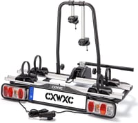 CXWXC Kerékpár Crossbar Adapter 32kg - Állítható Felső Cső Adapter 1