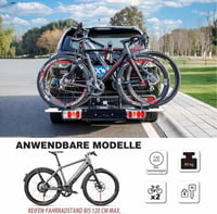 CXWXC Kerékpár Crossbar Adapter 32kg - Állítható Felső Cső Adapter 7