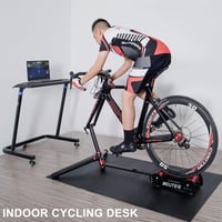 CXWXC Kerékpár Edzőpad Beltéri Használatra, Állítható Talppal és Csúszó Felülettel 2