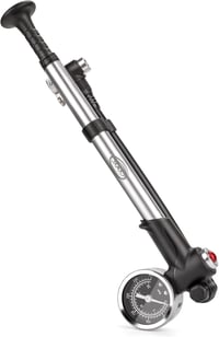 Pompă pentru suspensie bicicletă CXWXC 300 PSI cu manometru, pentru furci MTB de înaltă presiune și amortizoare spate, pompă de aer 1