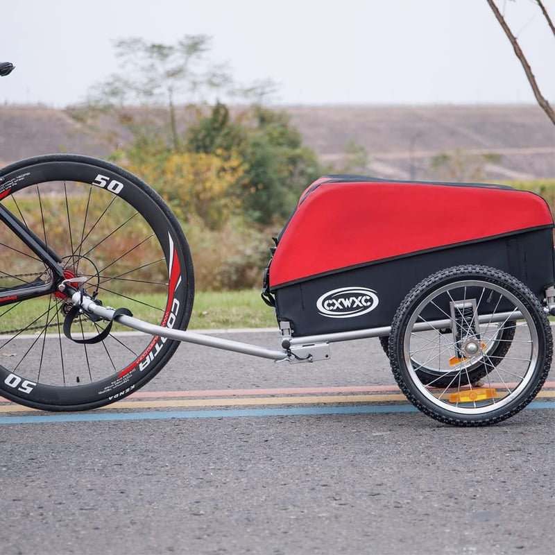 CXWXC Kerékpár Utánfutó 120L Terhelhetőség 40kg Összecsukható Takaróponyva