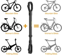 Adaptor bară transversală pentru suport bicicletă CXWXC - negru - capacitate 32 kg 6