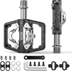 CXWXC Shimano SPD kompatibilis kétoldalas kattintós kerékpárpedál MTB és trekking - 9/16"