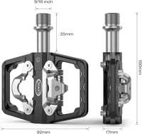 CXWXC Shimano SPD kompatibilis kétoldalas kattintós kerékpárpedál MTB és trekking - 9/16" 5