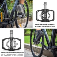 CXWXC Shimano SPD kompatibilis kétoldalas kattintós kerékpárpedál MTB és trekking - 9/16" 6